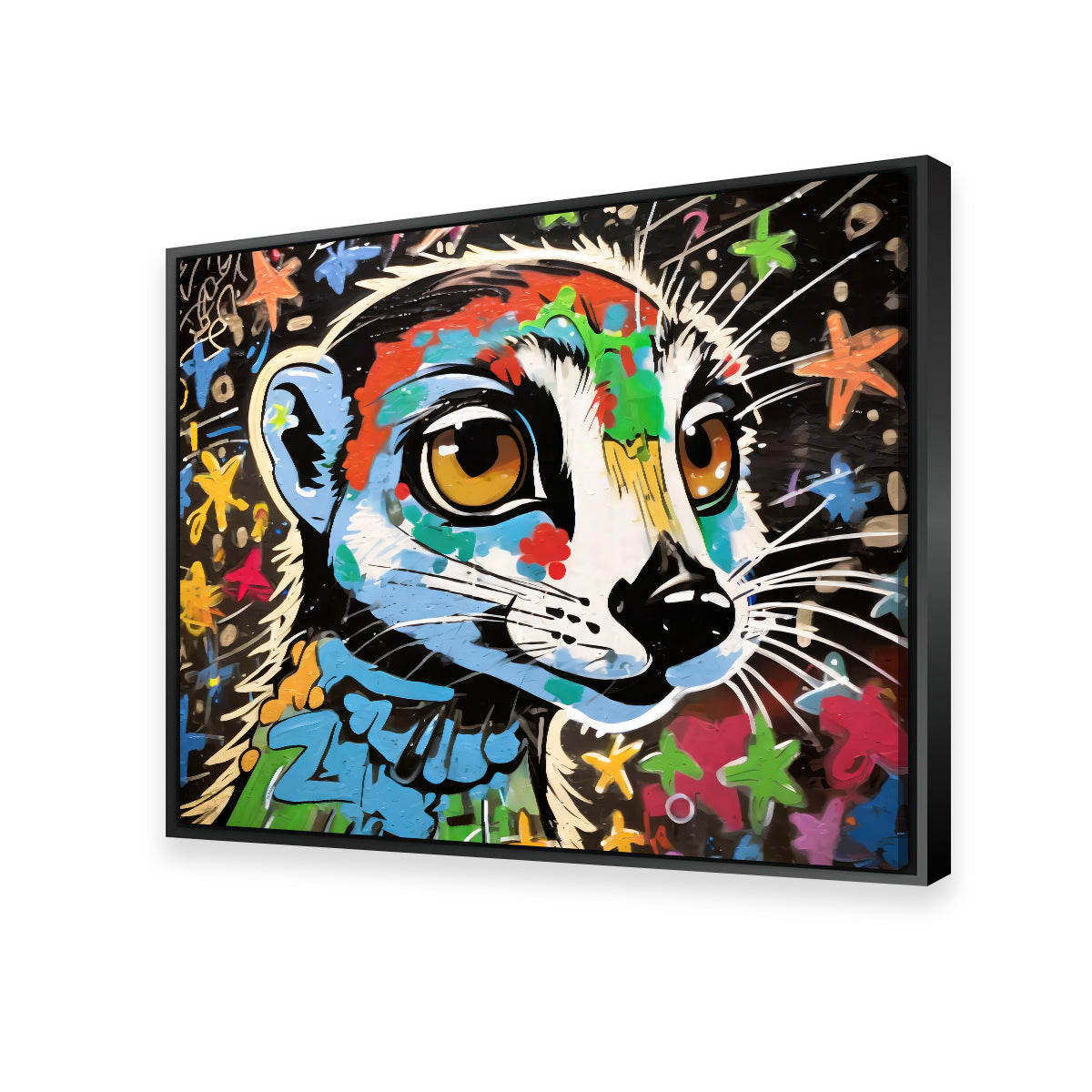 Meerkat Graffiti Wall Art