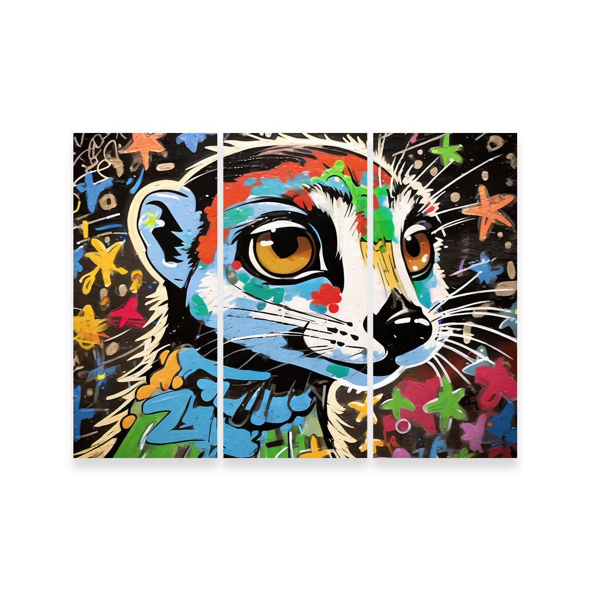 Meerkat Graffiti Wall Art