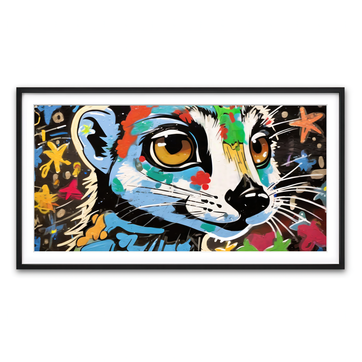 Framed Print 2x1 Black