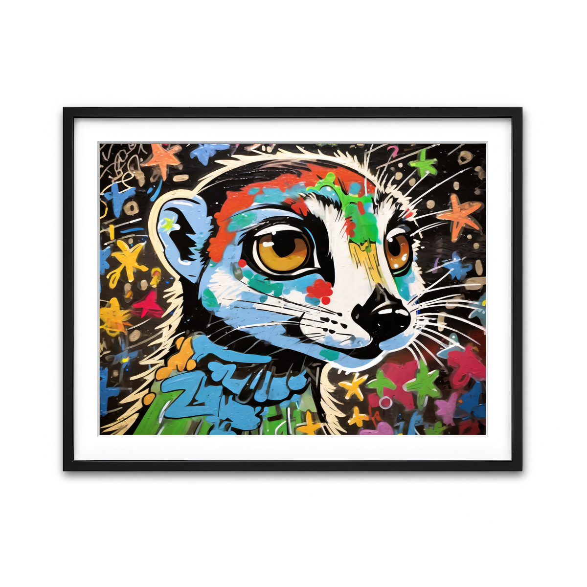 Framed Print 4x3 Black