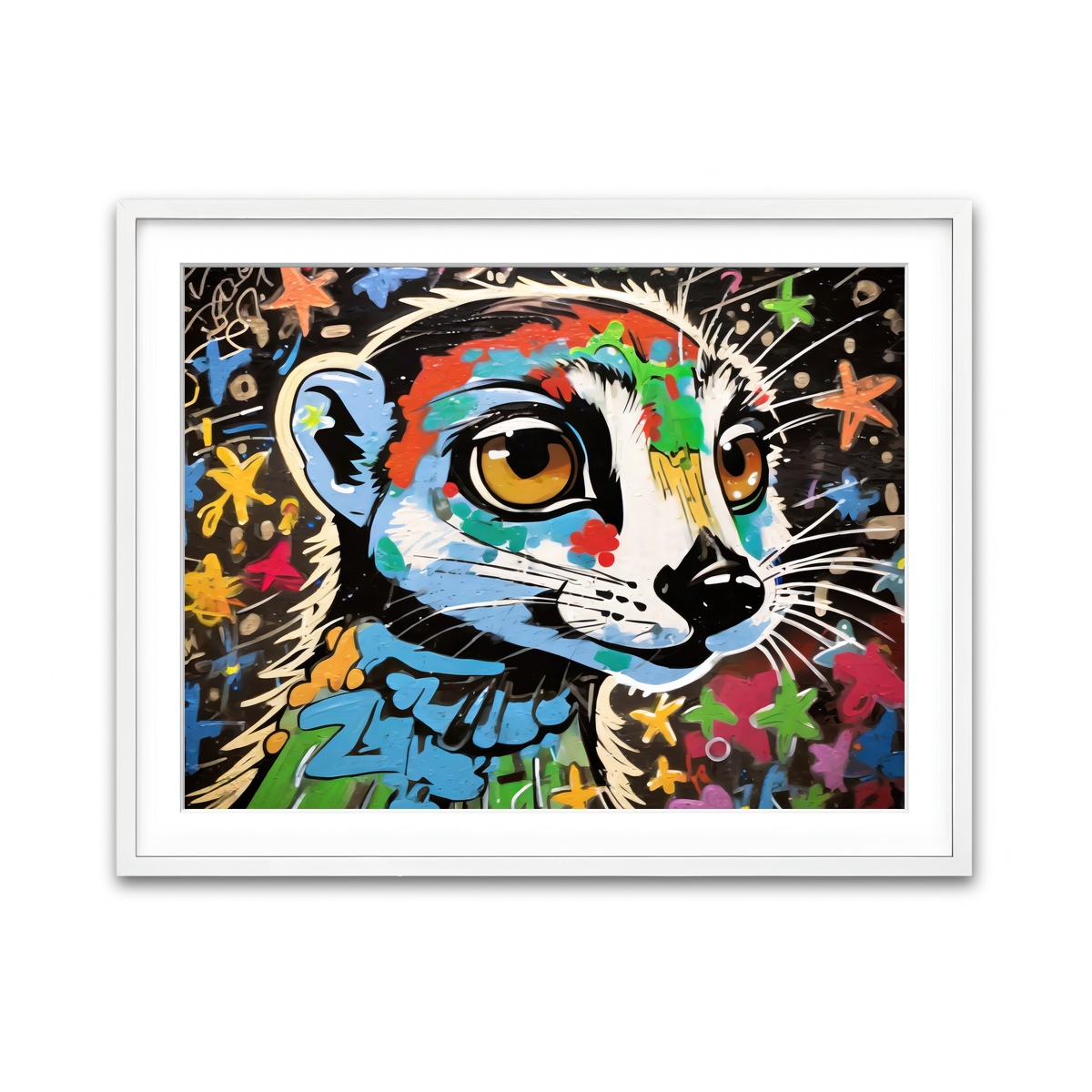 Framed Print 4x3 White