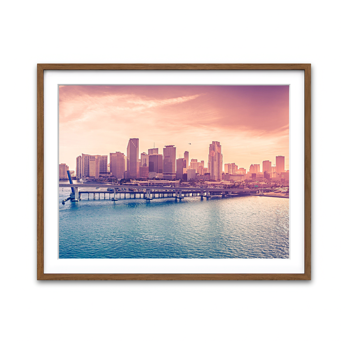 Framed Print 4x3 Walnut