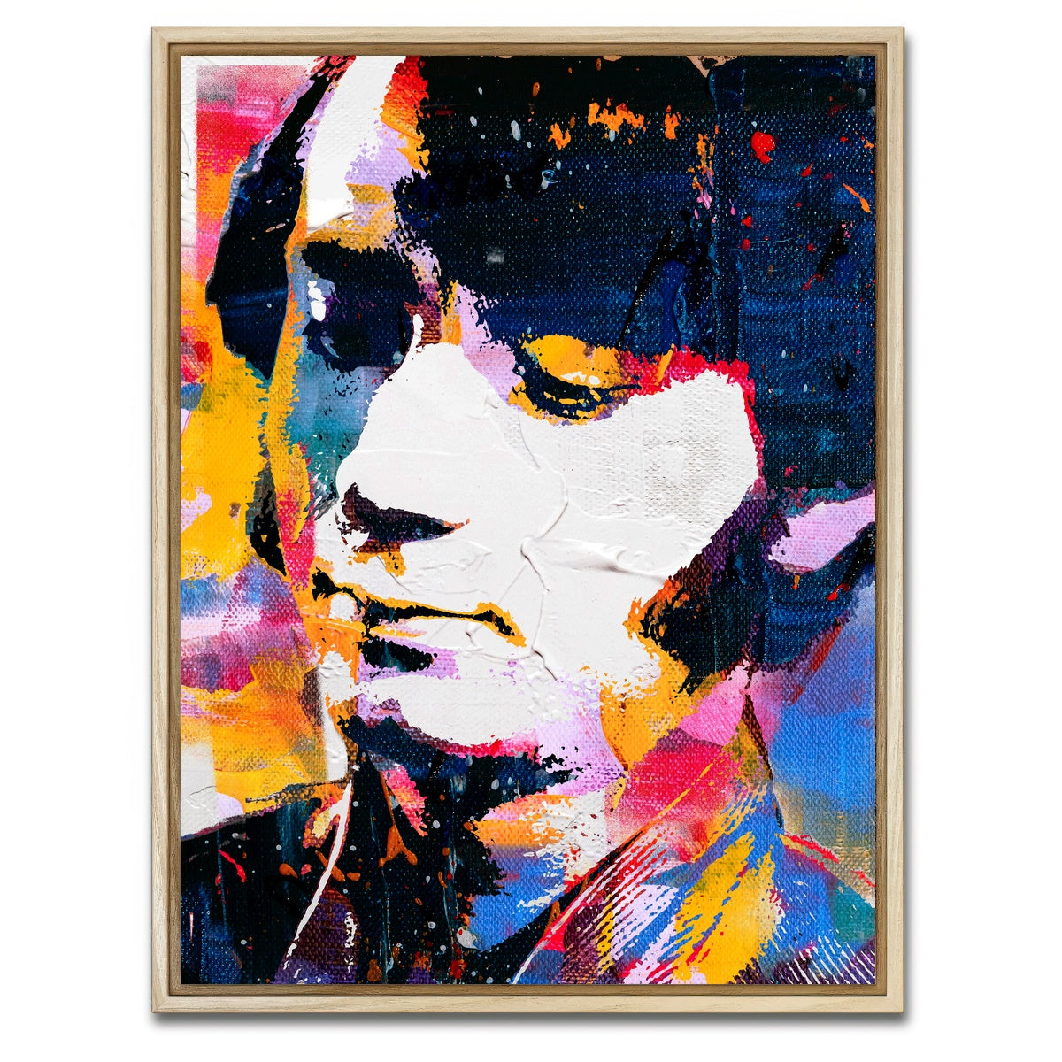 AUTO-MOCKUP WHITE | mike nesmith | 1 Piece | Natural Framed Canvas | group=3x4