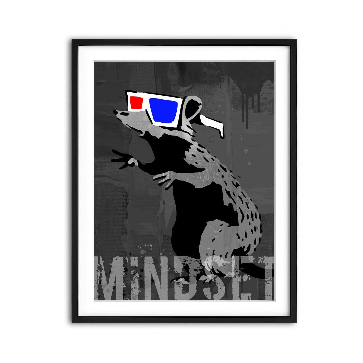 Framed Print 3x4 Black