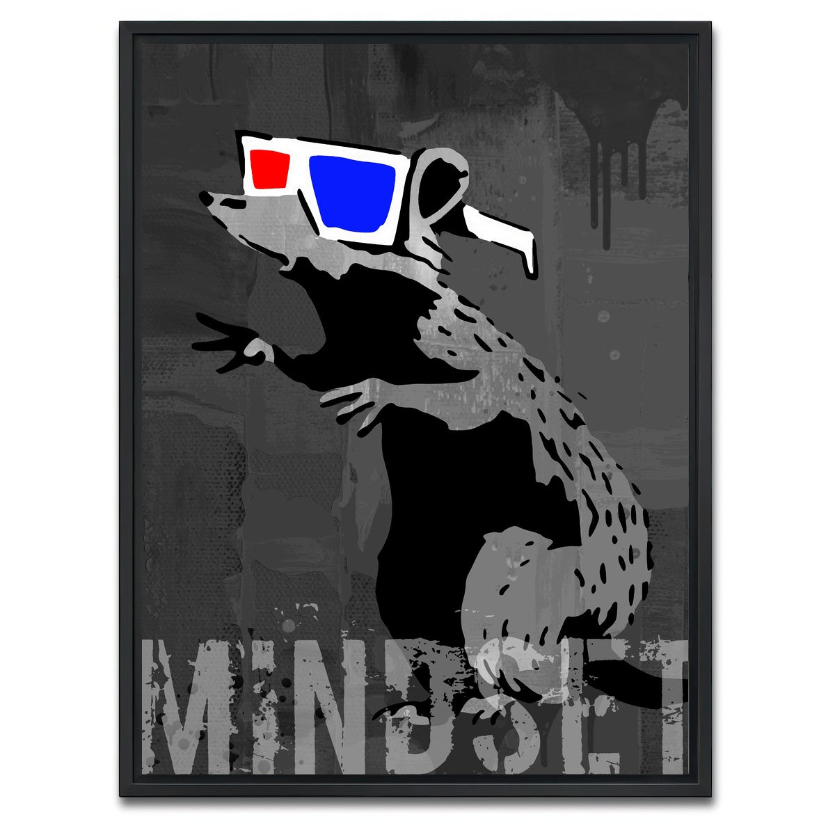 AUTO-MOCKUP WHITE | mindset | 1 Piece | Black Framed Canvas | group=3x4