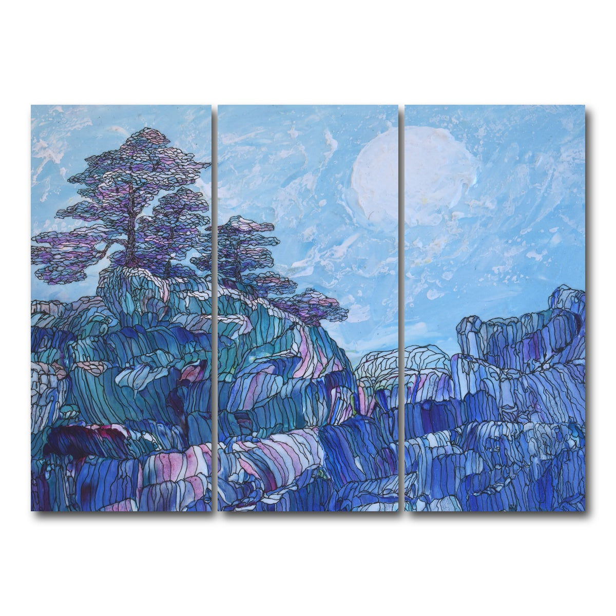 AUTO-MOCKUP WHITE | miseries can wait | 3 Piece | Gallery Wrap Canvas | group=8x18