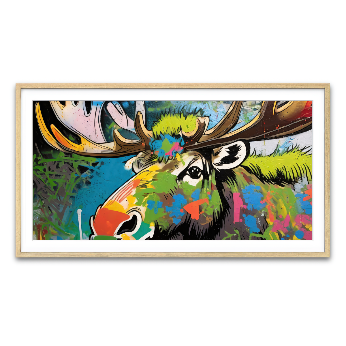 Framed Print 2x1 Natural