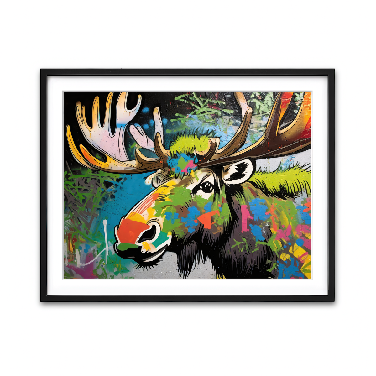Framed Print 4x3 Black