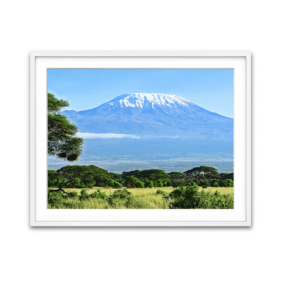 Framed Print 4x3 White