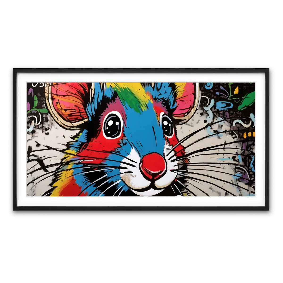 Framed Print 2x1 Black