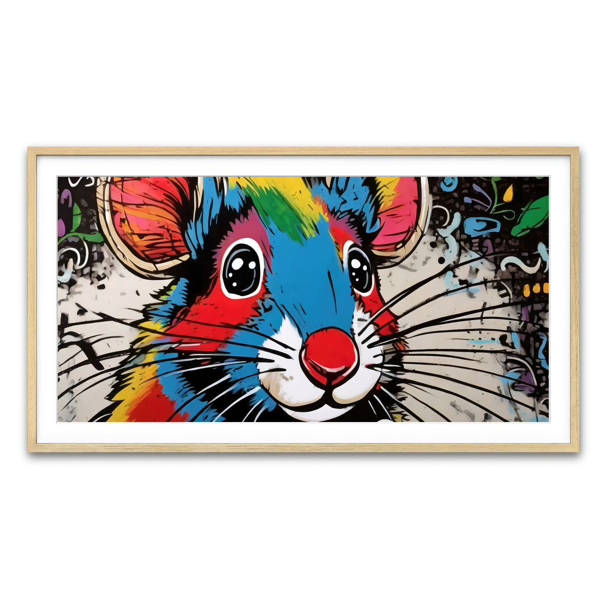 Framed Print 2x1 Natural