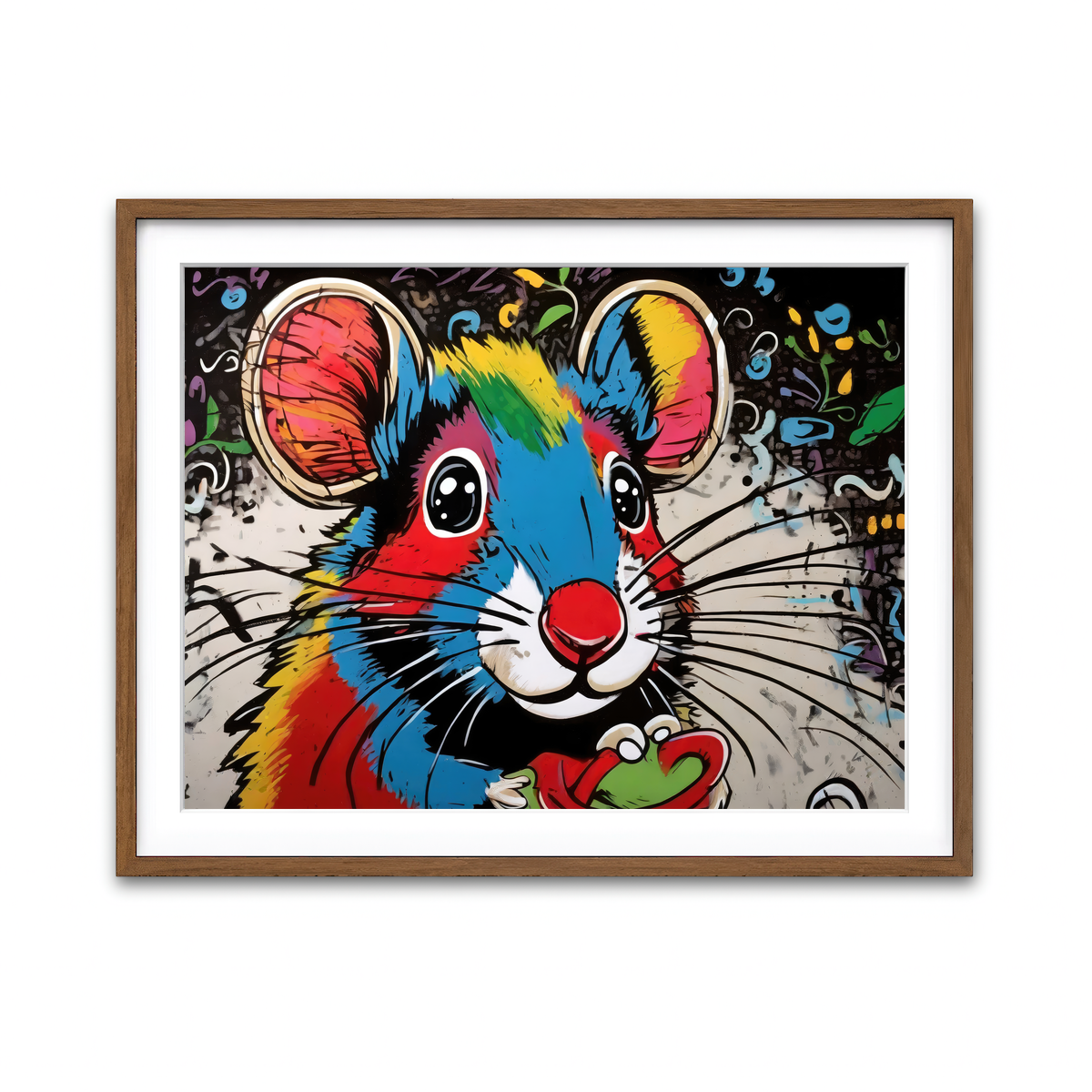 Framed Print 4x3 Walnut