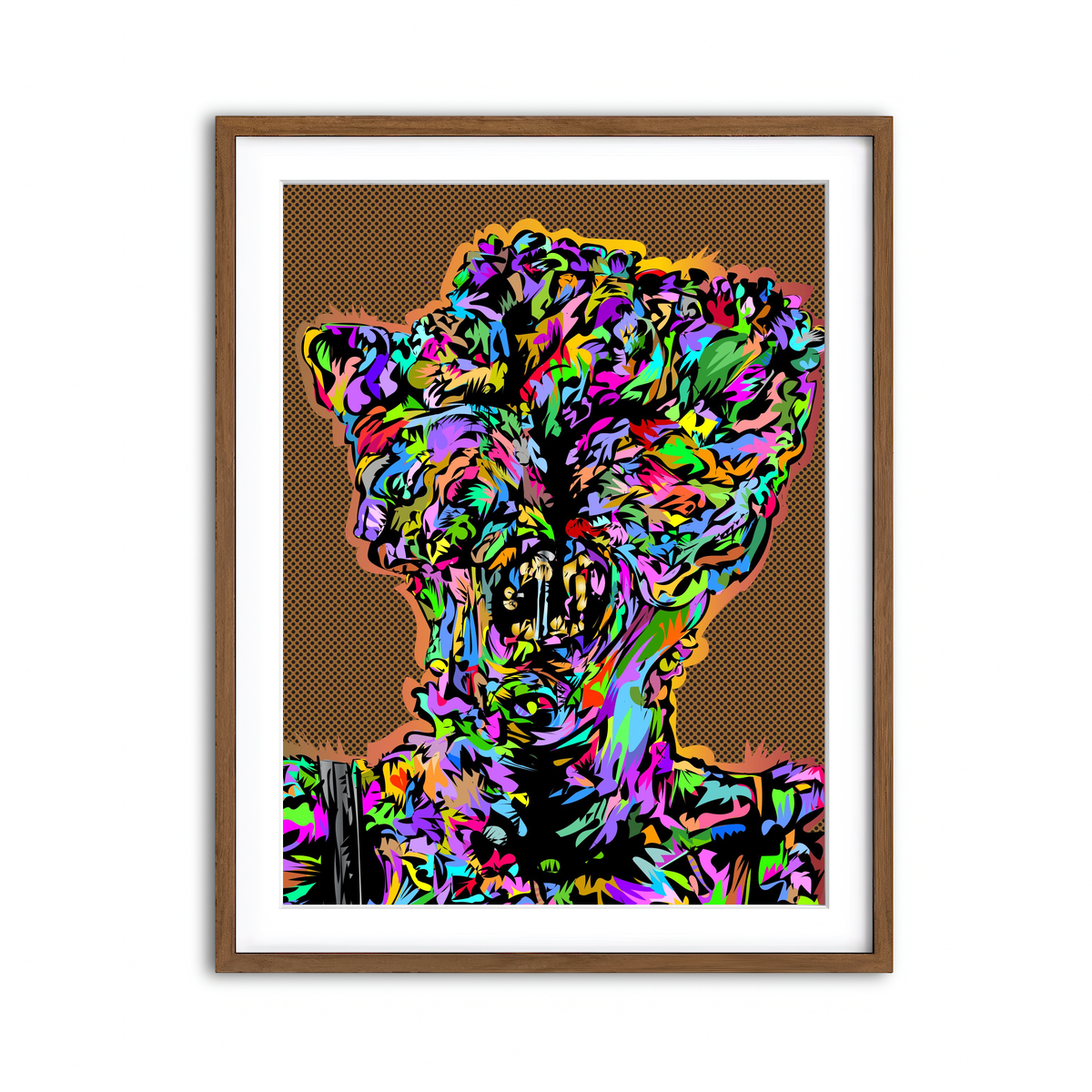 Framed Print 3x4 Walnut