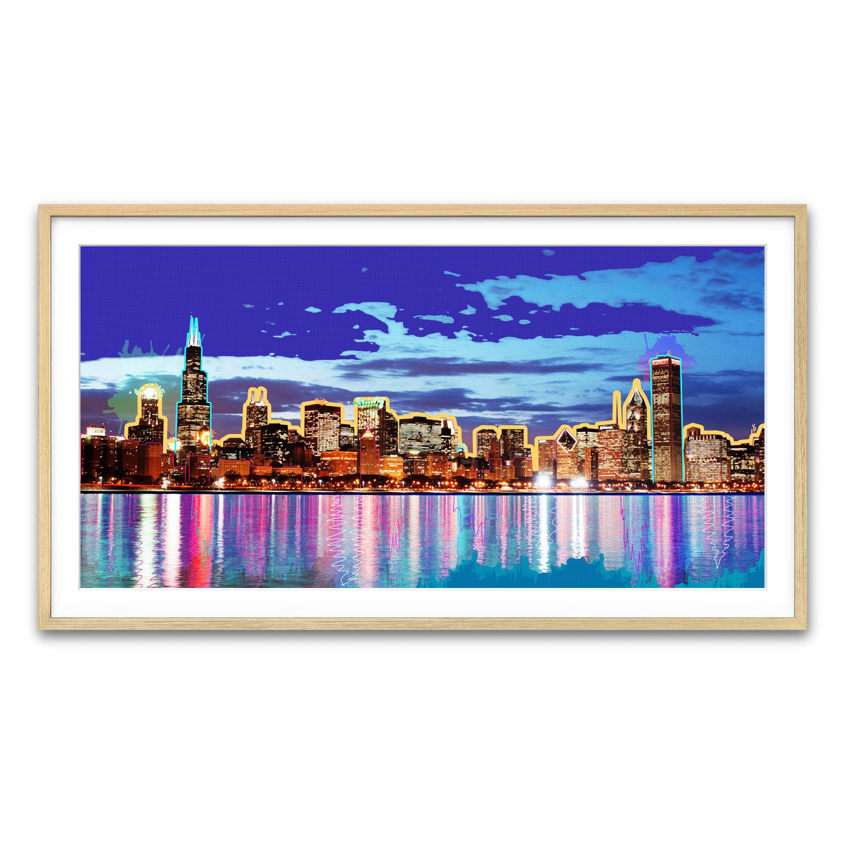 Framed Print 2x1 Natural