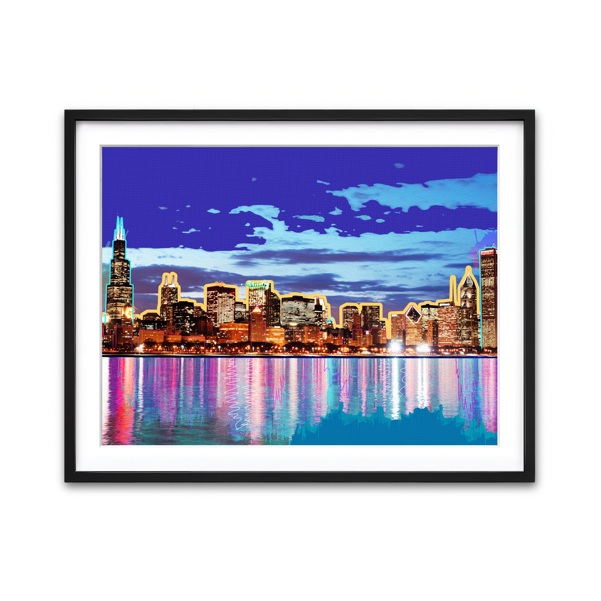 Framed Print 4x3 Black