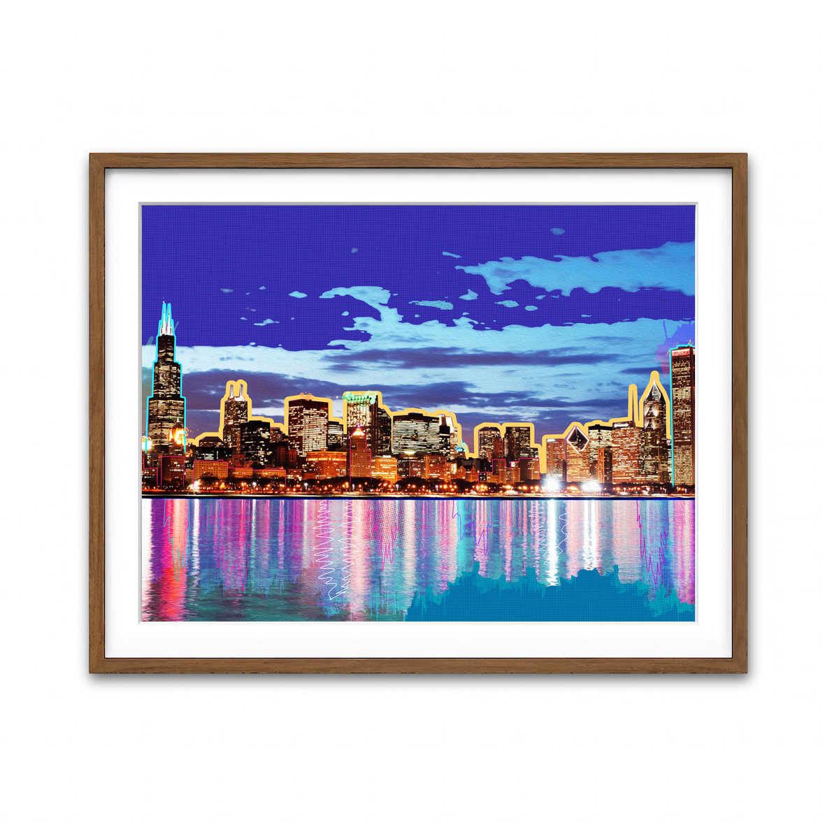 Framed Print 4x3 Walnut
