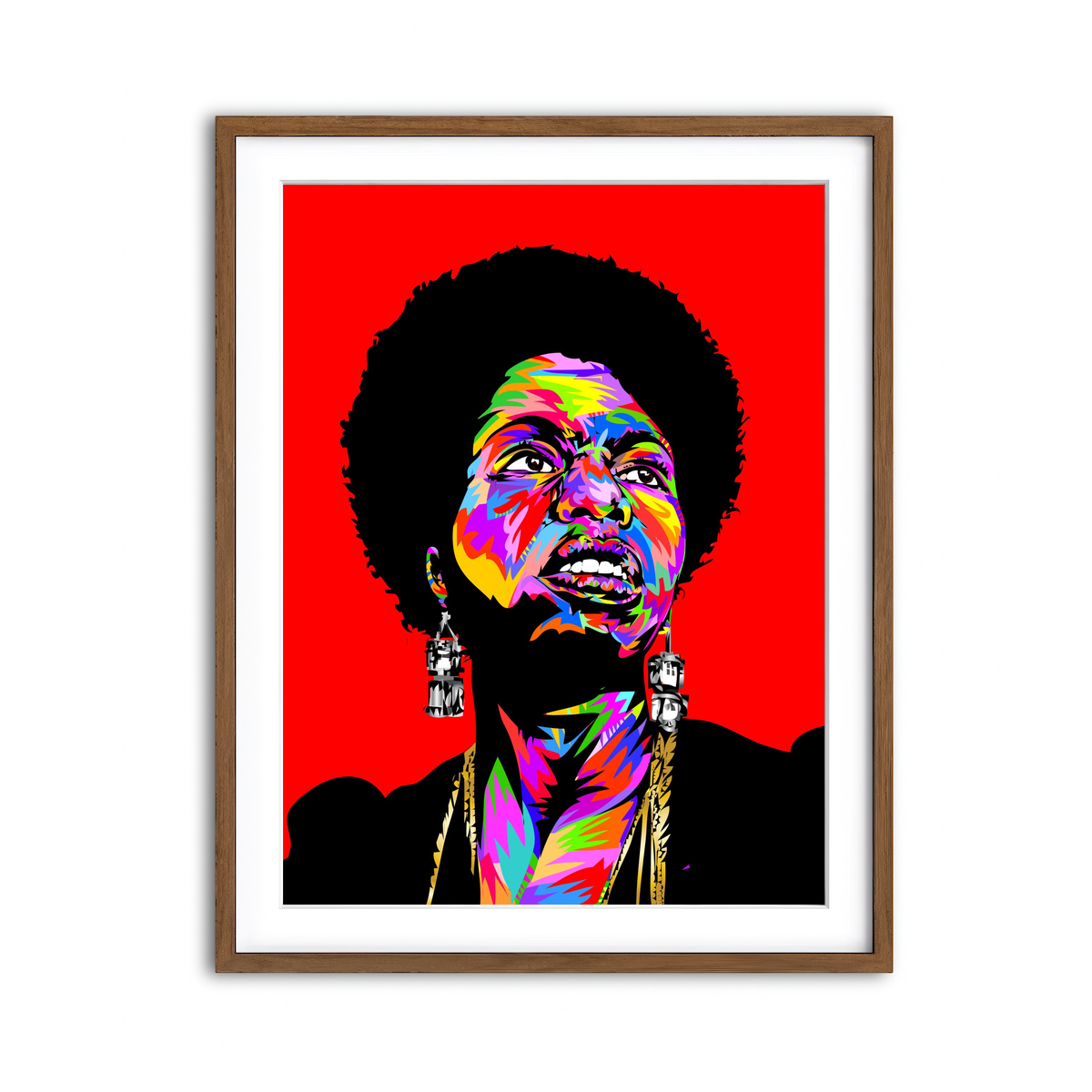 Framed Print 3x4 Walnut