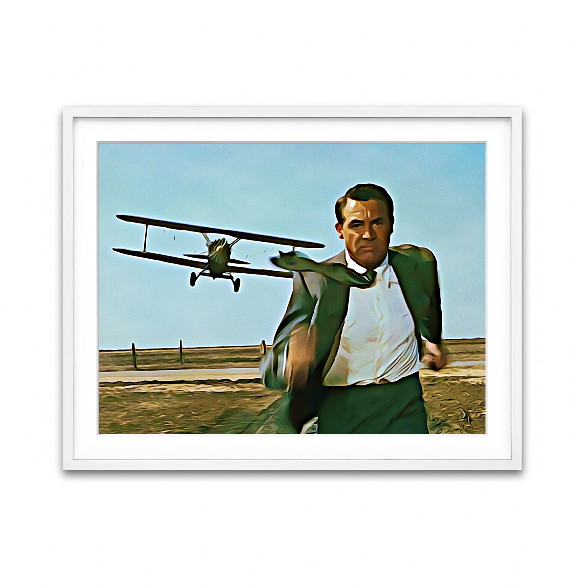 Framed Print 4x3 White