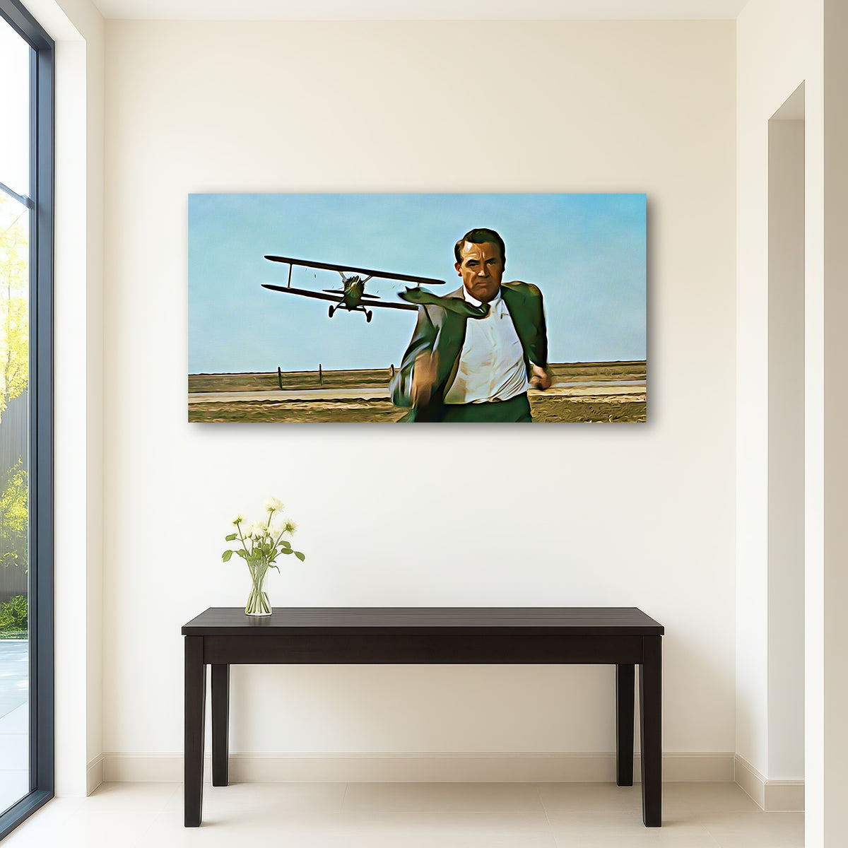 AUTO-MOCKUP ROOM | north by northwest wall art