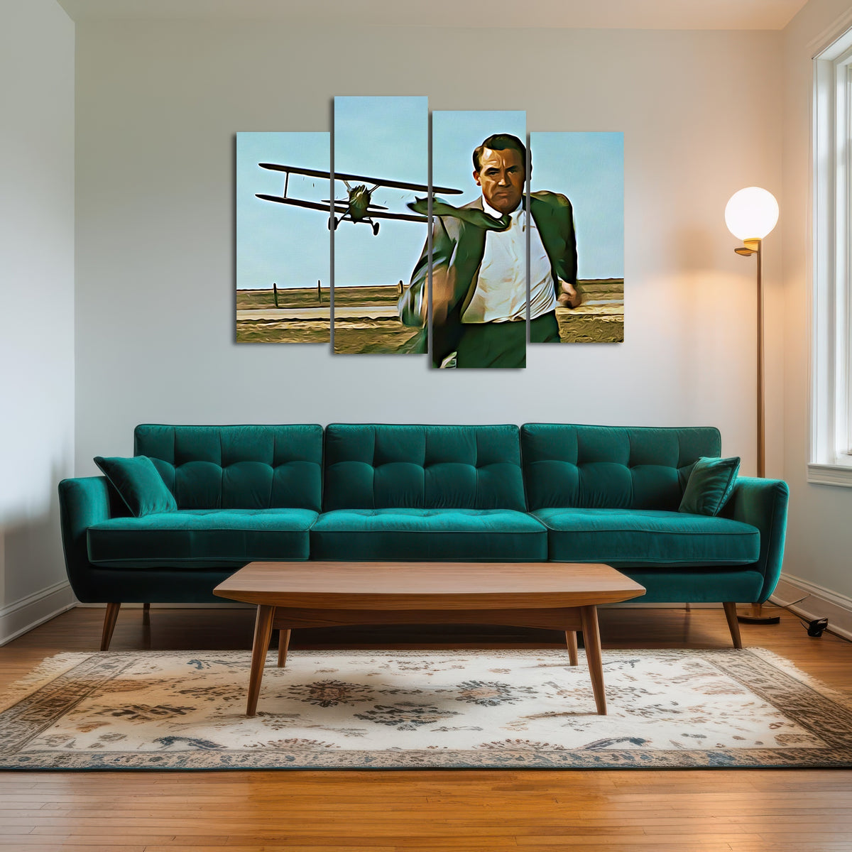 AUTO-MOCKUP ROOM | north by northwest wall art