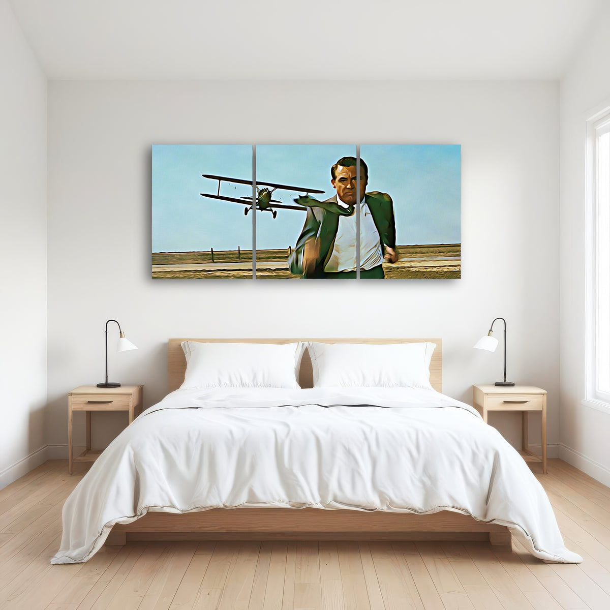AUTO-MOCKUP ROOM | north by northwest wall art