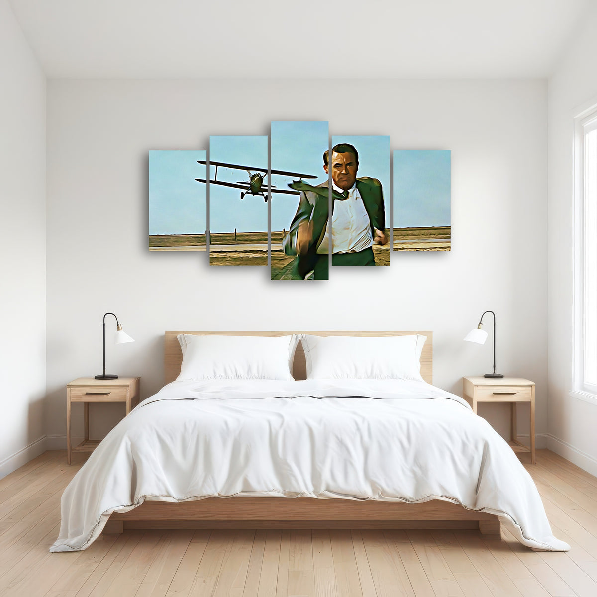 AUTO-MOCKUP ROOM | north by northwest wall art