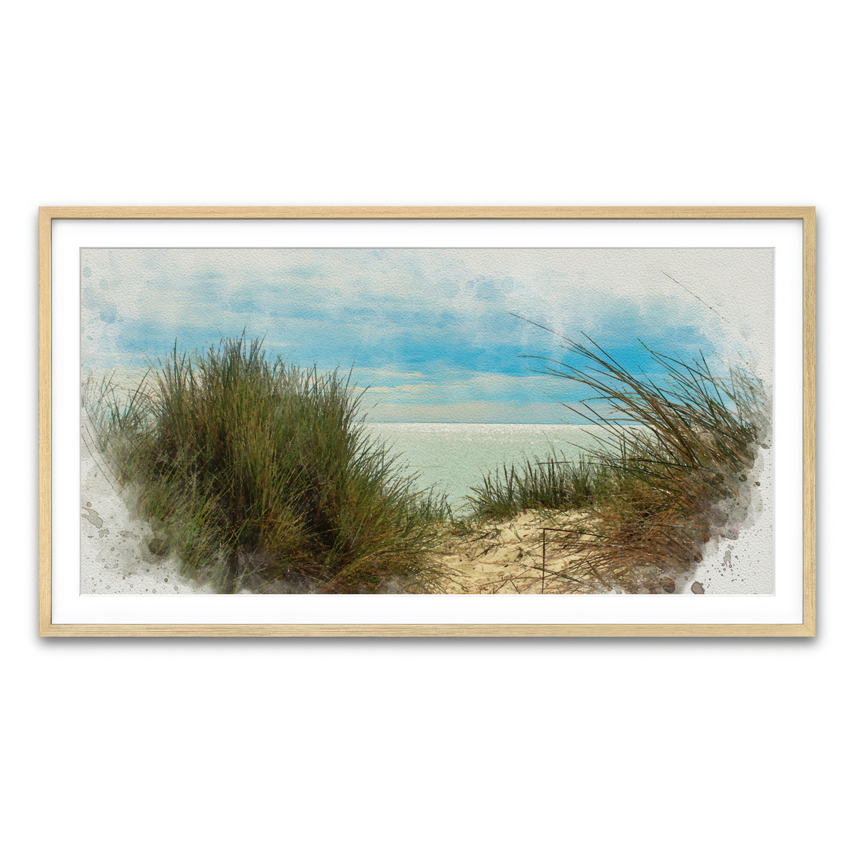Framed Print 2x1 Natural