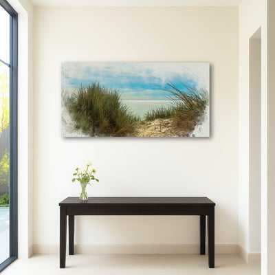 AUTO-MOCKUP ROOM | ocean view painting