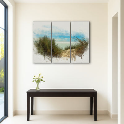 AUTO-MOCKUP ROOM | ocean view painting