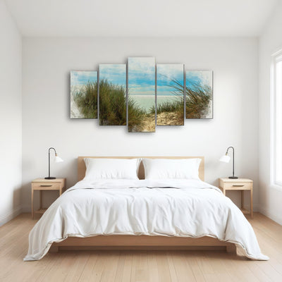 AUTO-MOCKUP ROOM | ocean view painting
