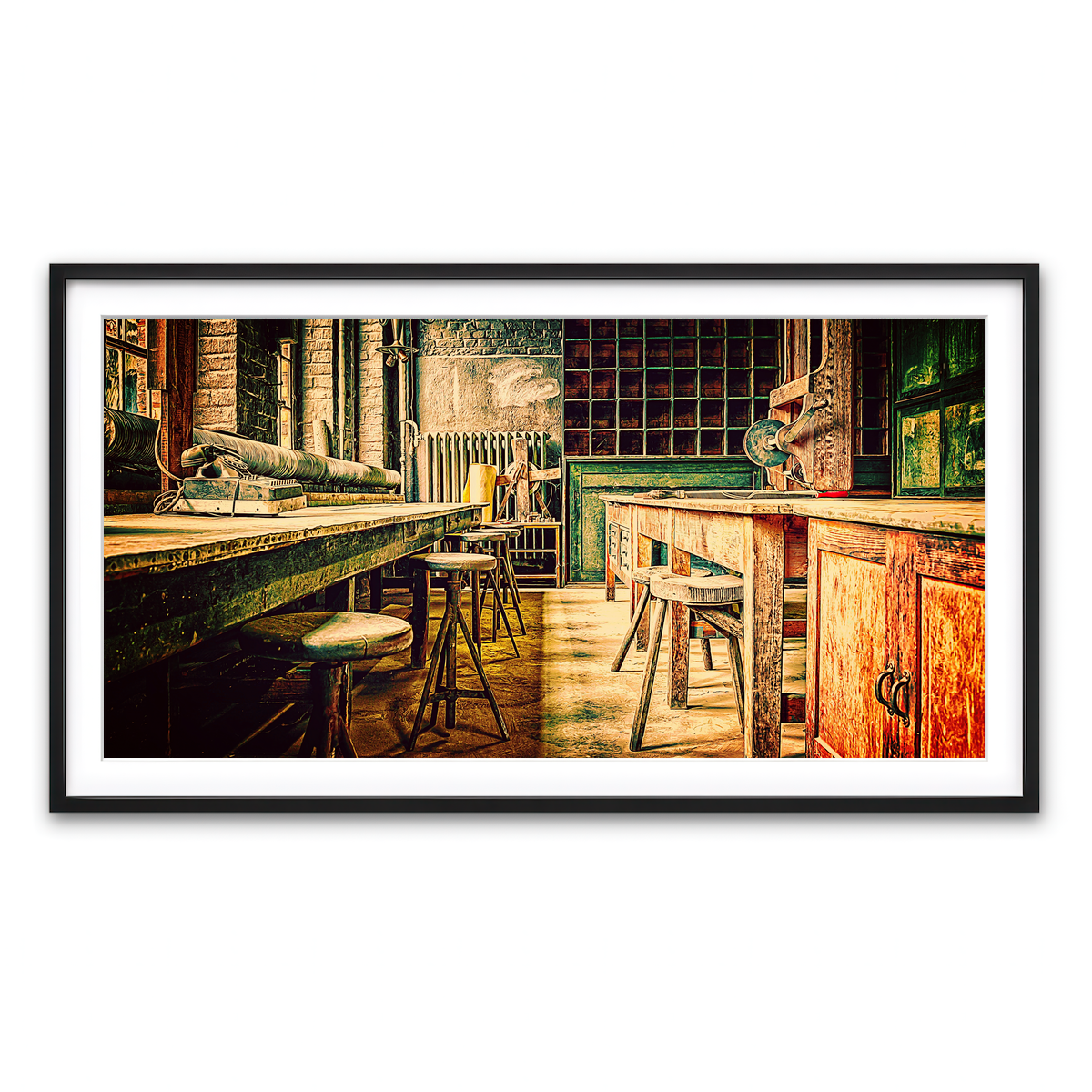 Framed Print 2x1 Black