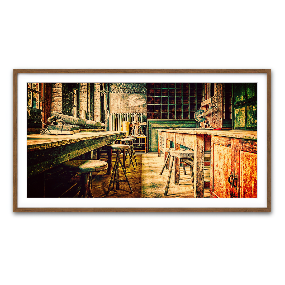 Framed Print 2x1 Walnut