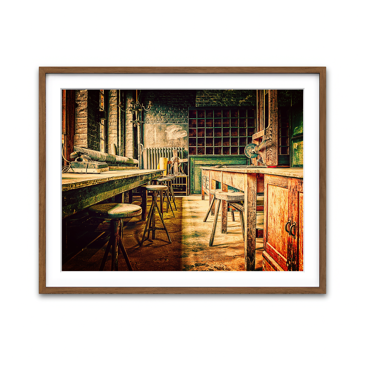 Framed Print 4x3 Walnut