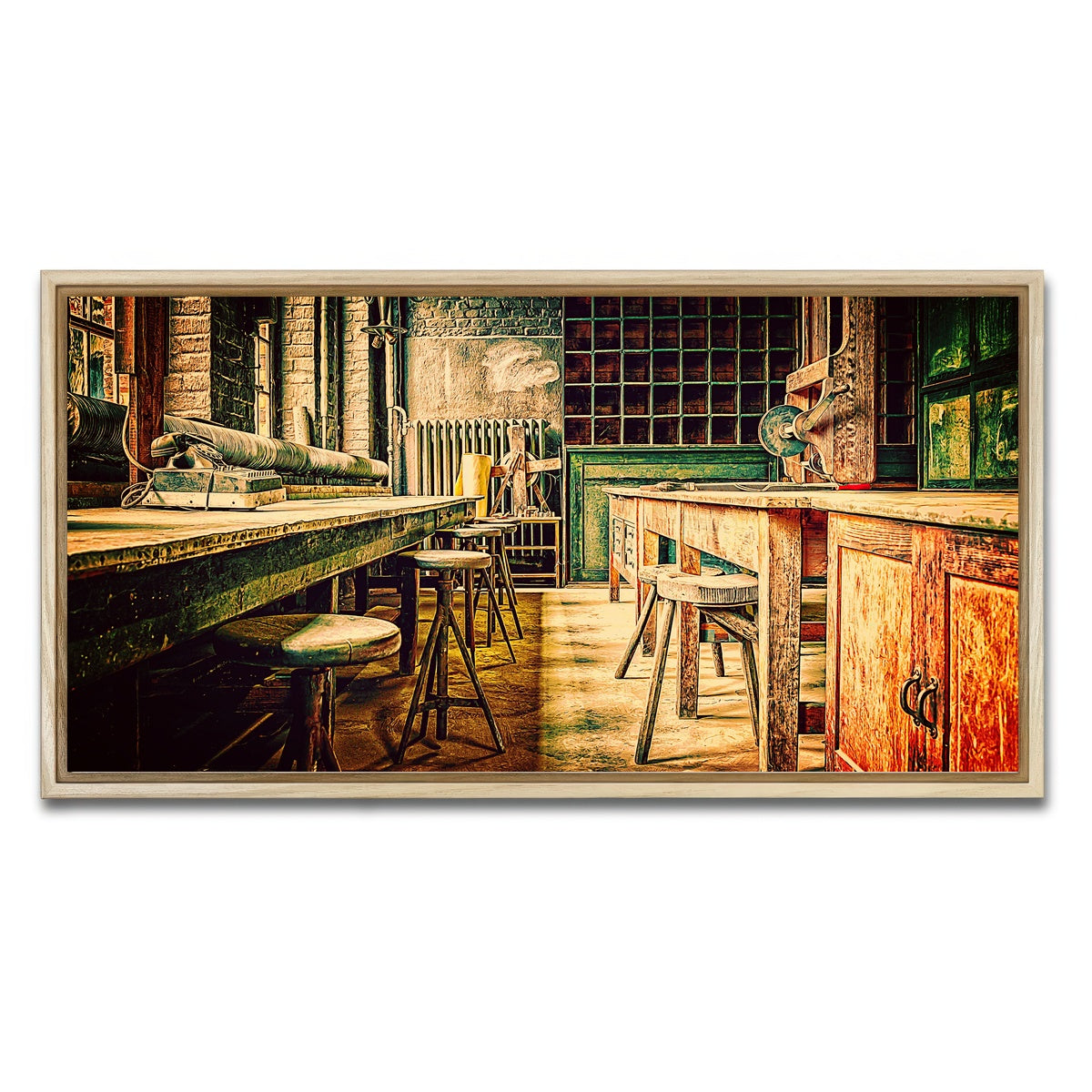 AUTO-MOCKUP WHITE | olde workshop | 1 Piece | Natural Framed Canvas | group=2x1