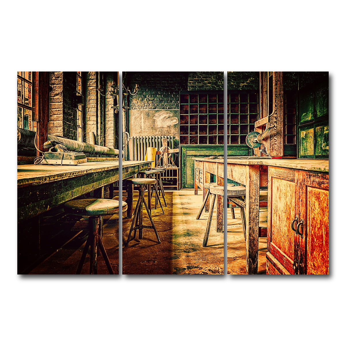 AUTO-MOCKUP WHITE | olde workshop | 3 Piece | Gallery Wrap Canvas | group=12x24