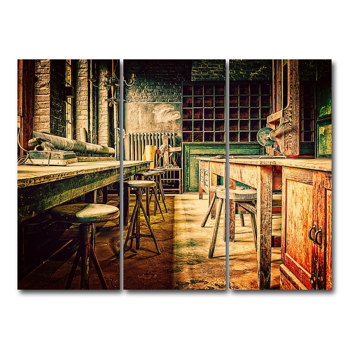 AUTO-MOCKUP WHITE | olde workshop | 3 Piece | Gallery Wrap Canvas | group=8x18