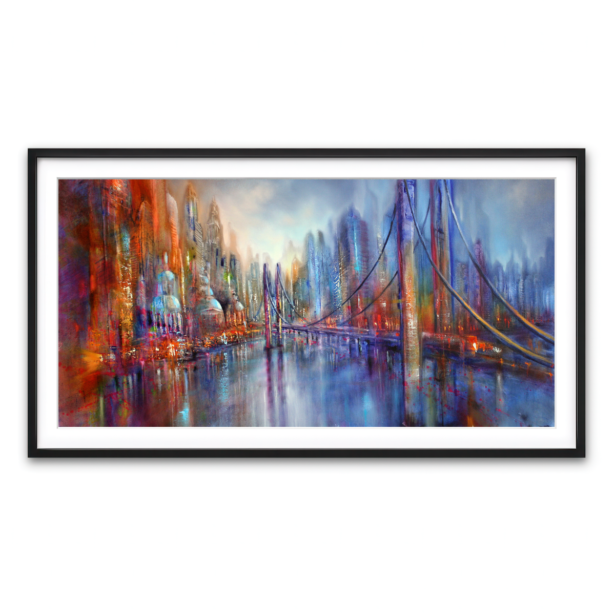 Framed Print 2x1 Black