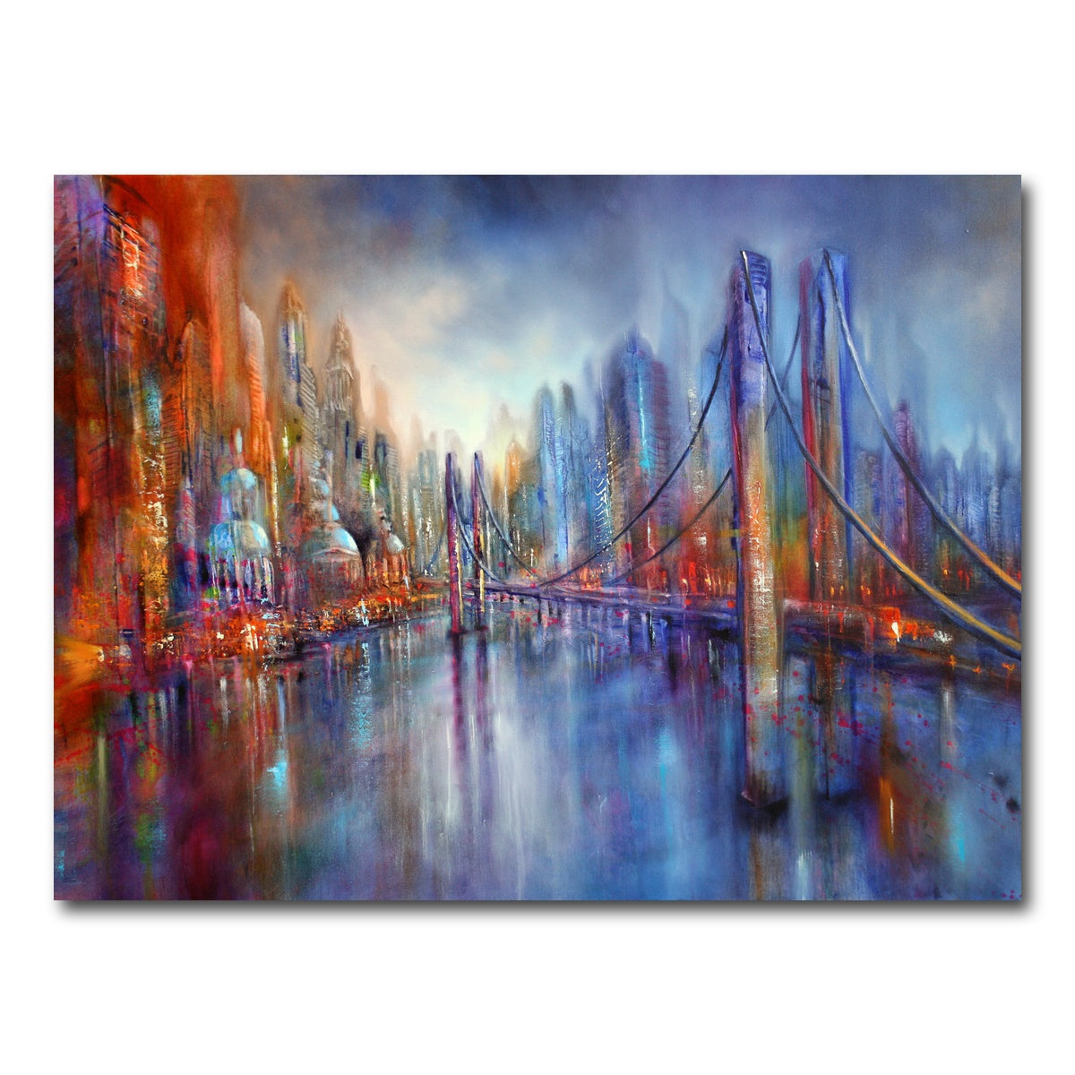 AUTO-MOCKUP WHITE | on the road | 1 Piece | Gallery Wrap Canvas | group=4x3