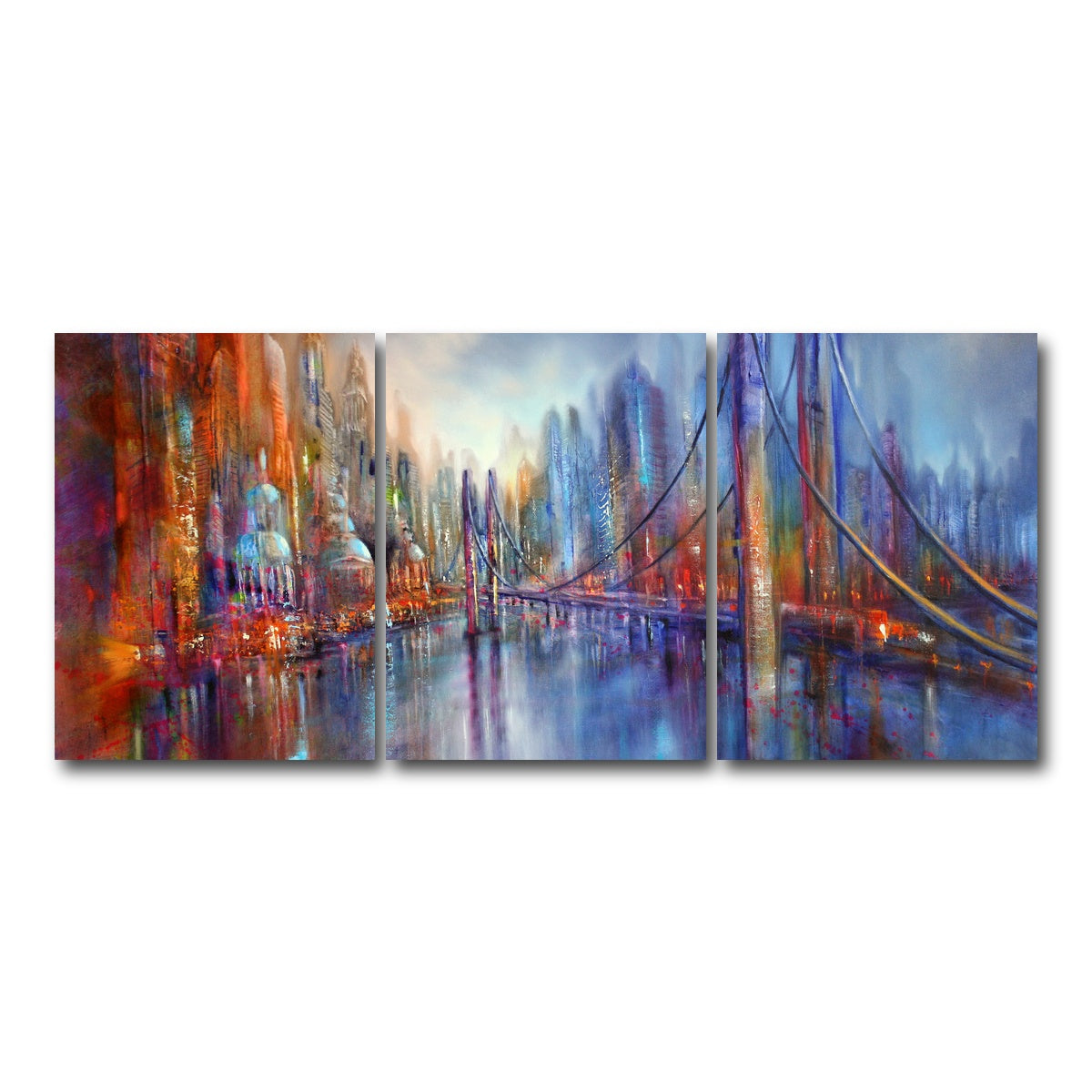 AUTO-MOCKUP WHITE | on the road | 3 Piece | Gallery Wrap Canvas | group=18x24