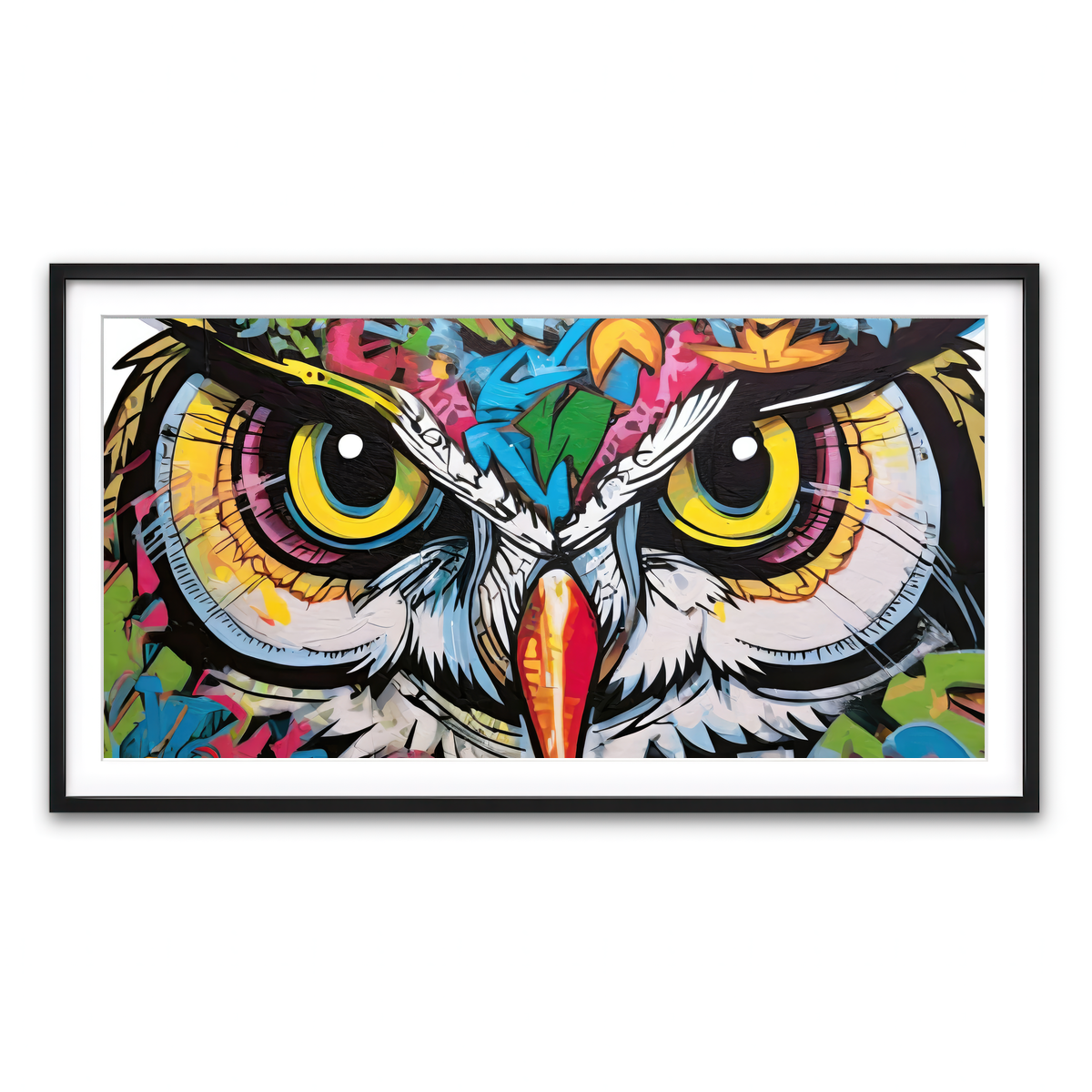 Framed Print 2x1 Black