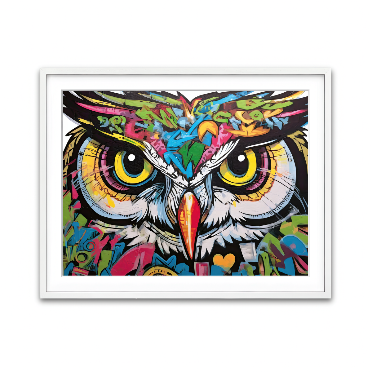 Framed Print 4x3 White