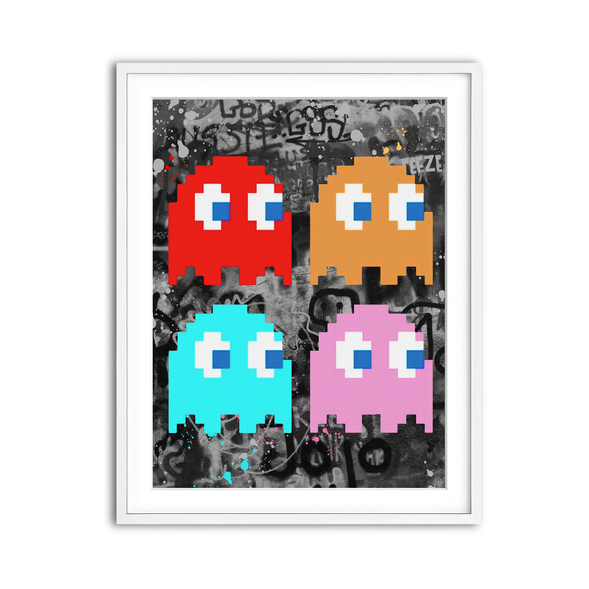 Framed Print 3x4 White