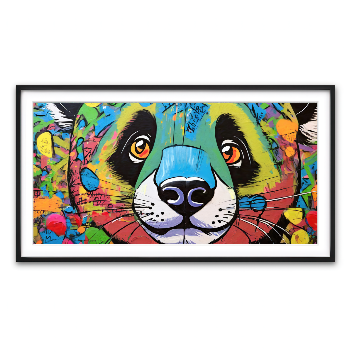 Framed Print 2x1 Black