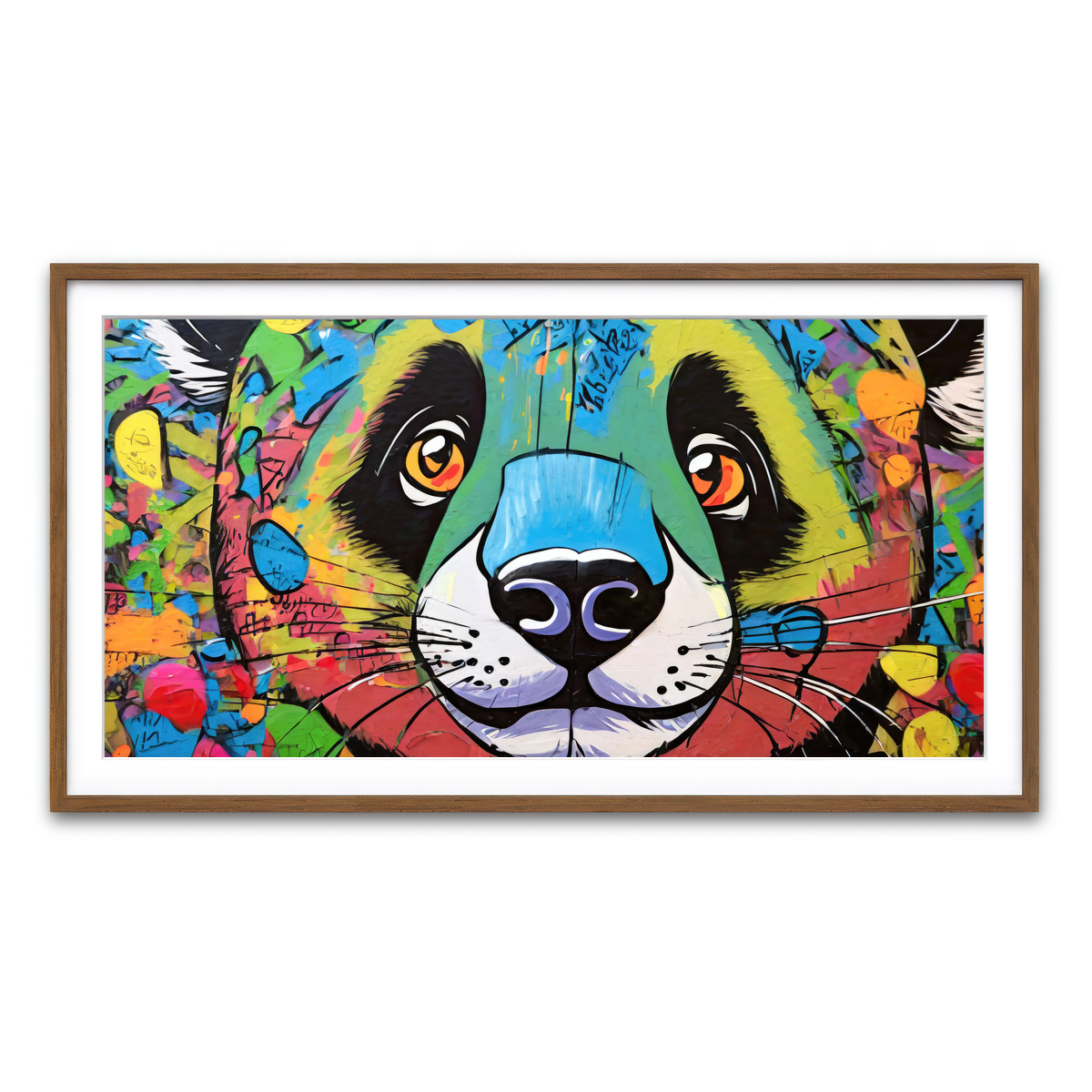 Framed Print 2x1 Walnut