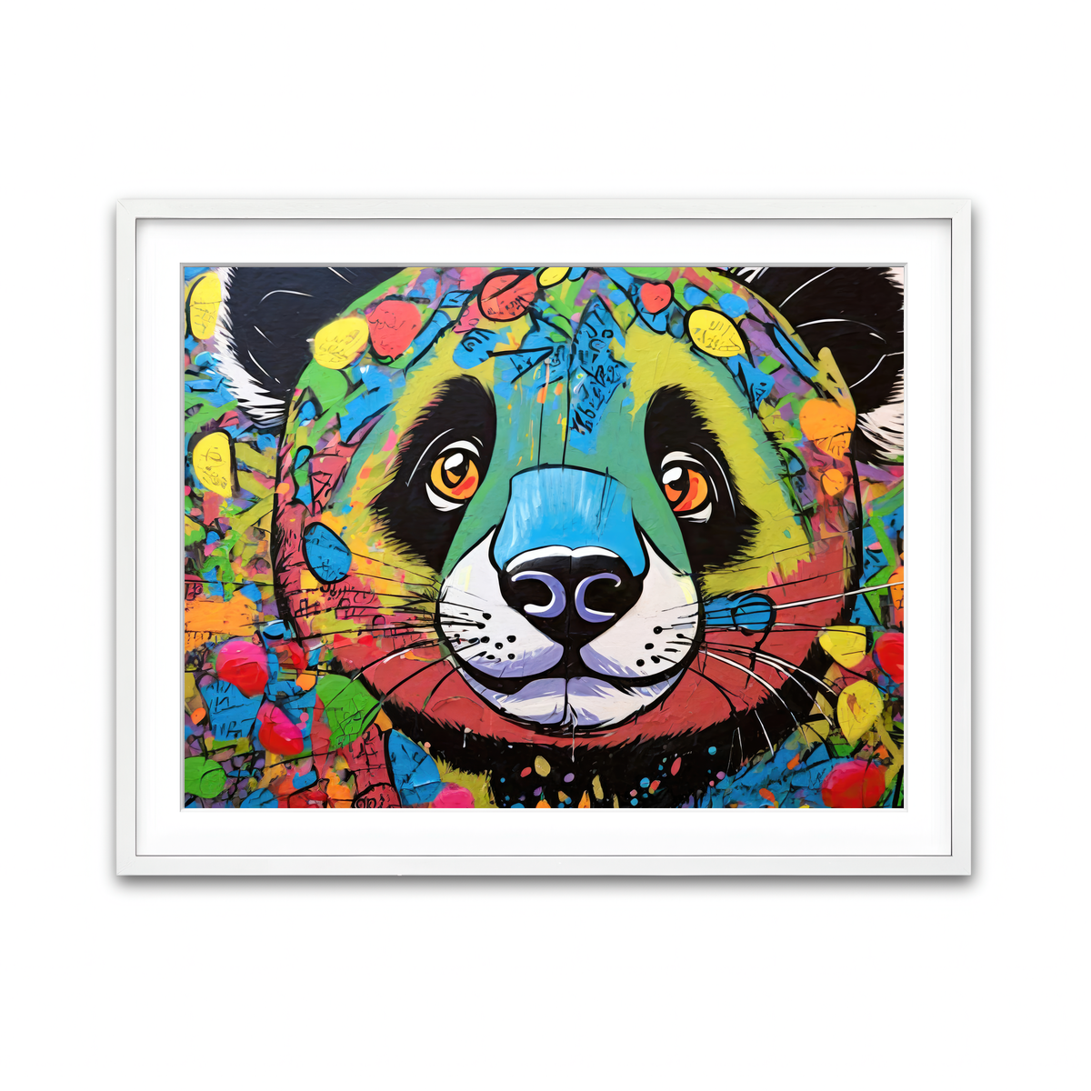 Framed Print 4x3 White