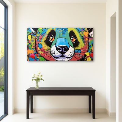 AUTO-MOCKUP ROOM | panda graffiti