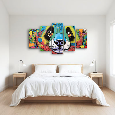 AUTO-MOCKUP ROOM | panda graffiti