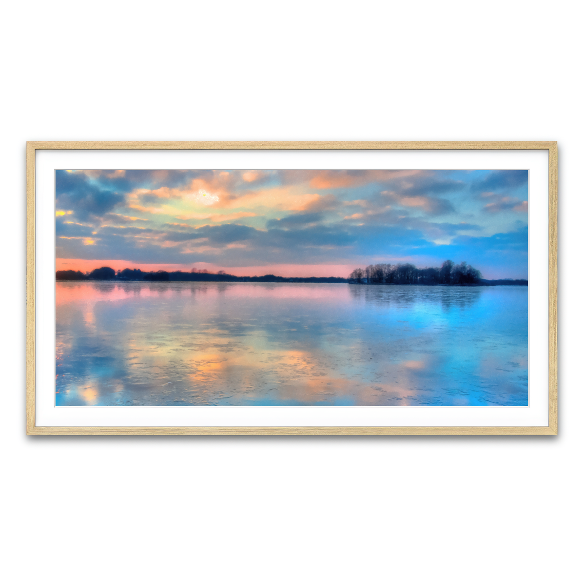 Framed Print 2x1 Natural