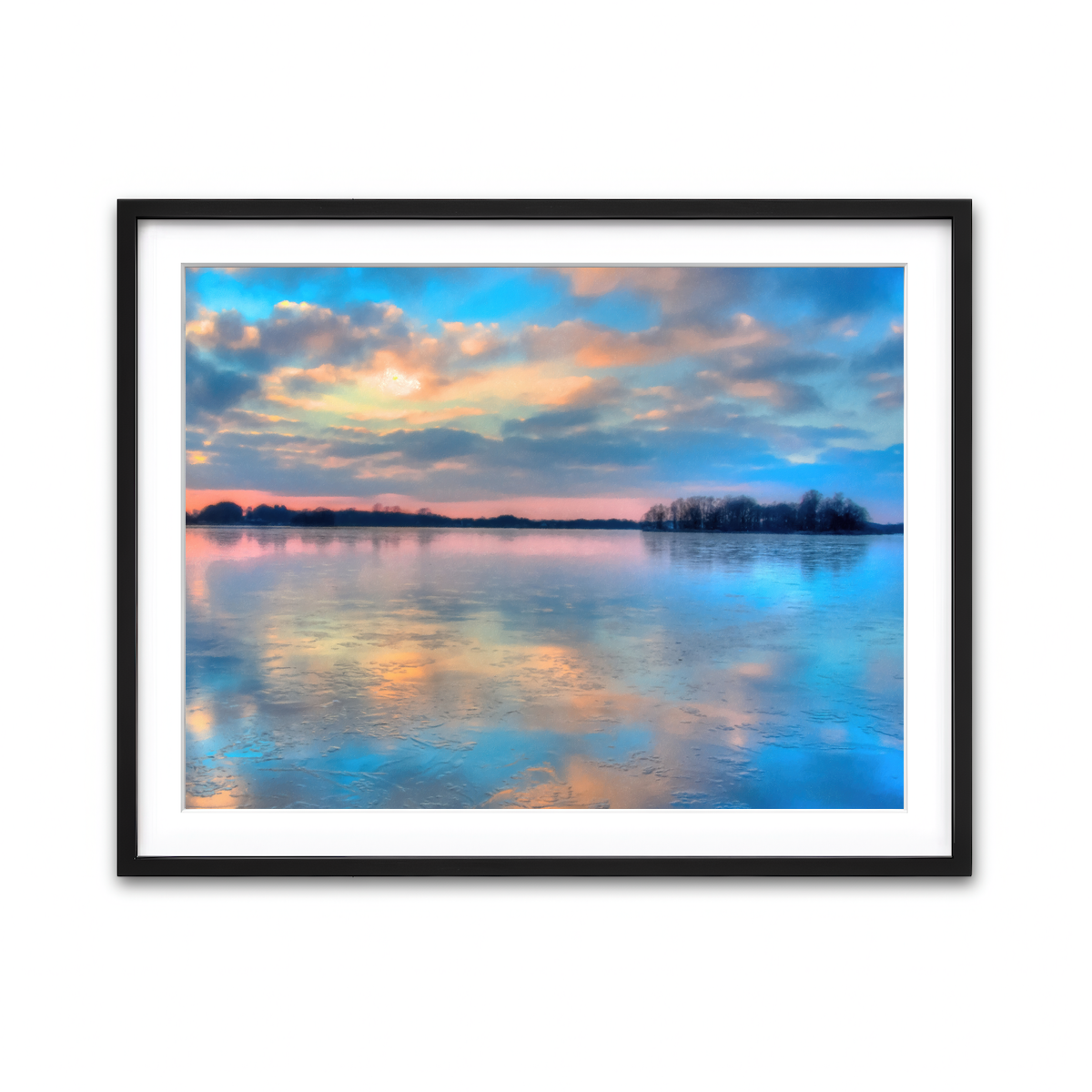 Framed Print 4x3 Black
