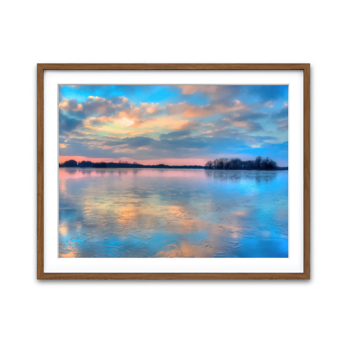 Framed Print 4x3 Walnut